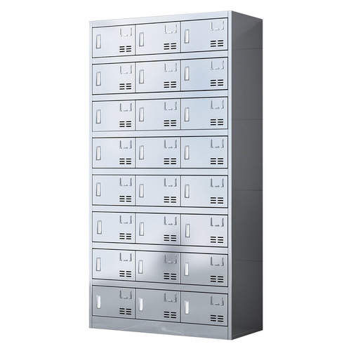 Stainless steel cabinet, staff canteen plate cabinet, factory worker multi-door utensil cabinet, restaurant multi-compartment rice box storage cabinet