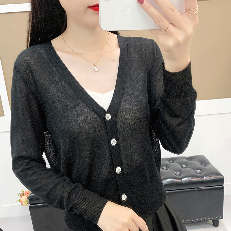 블랙--[5버튼 긴소매--