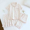 Lapel vermicelli polka dot three-piece set--Z