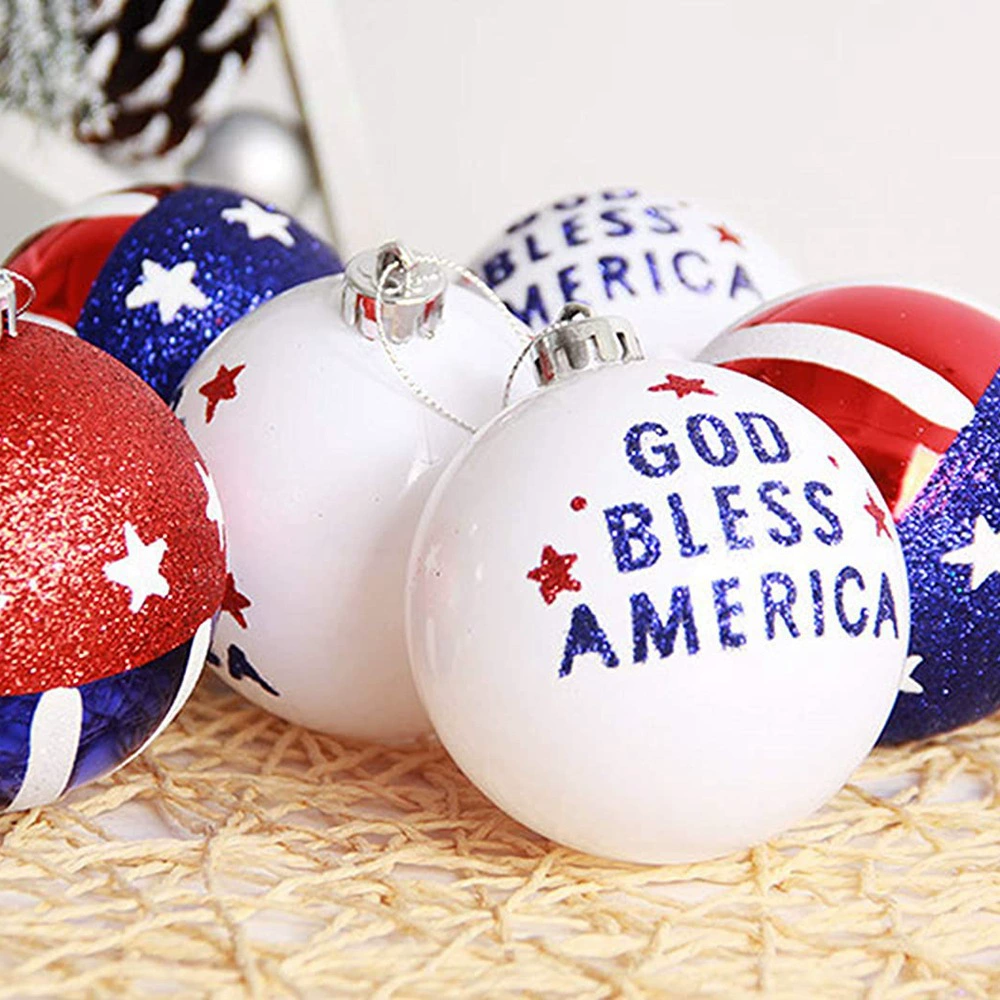 Painted decorations, Christmas plastic pendant with accessories, hand painting