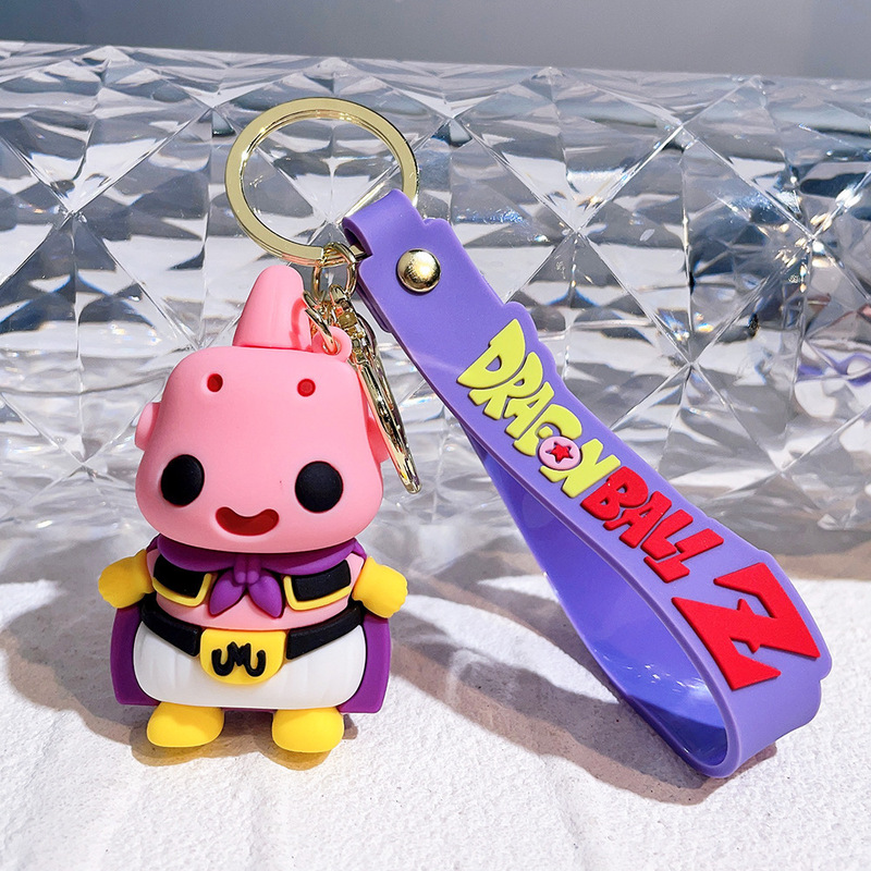Q バージョンドラゴンボールキーホルダーシリコーン孫悟空人形ペンダントアニメ漫画キャラクターペンダントギフト卸売|undefined