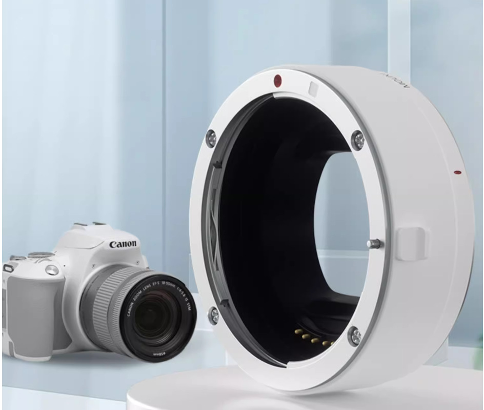 Equipo fotográfico automático anillo adaptador electrónico anillo de lente EF-EOSR EF-EOSM EF-NEX GFX FX