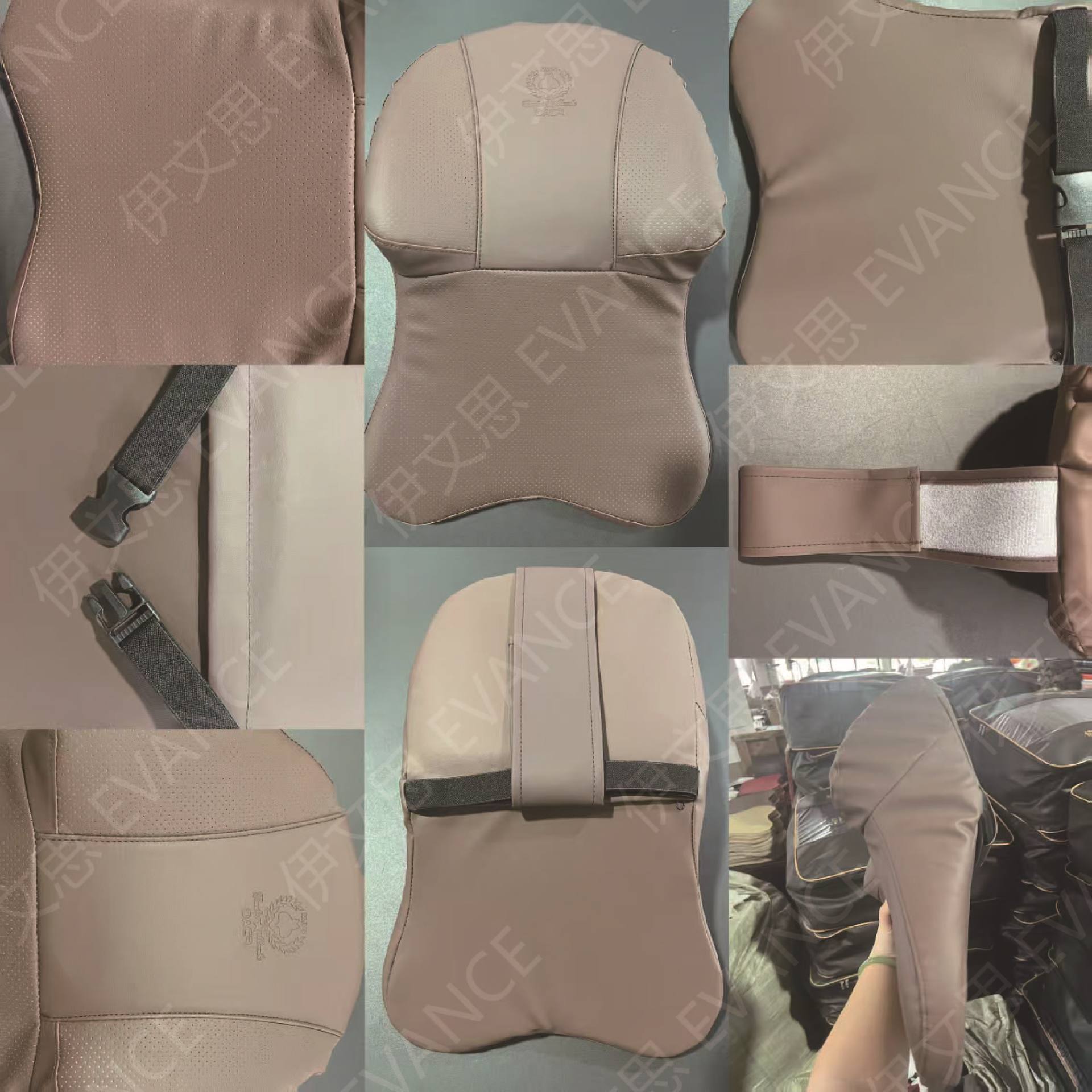 Carefully Selected Car Headrest, Car Neck Pillow, Seat Lumbar Support Pillow, Memory Foam, Universal for All Seasons, Car Bee Headrest