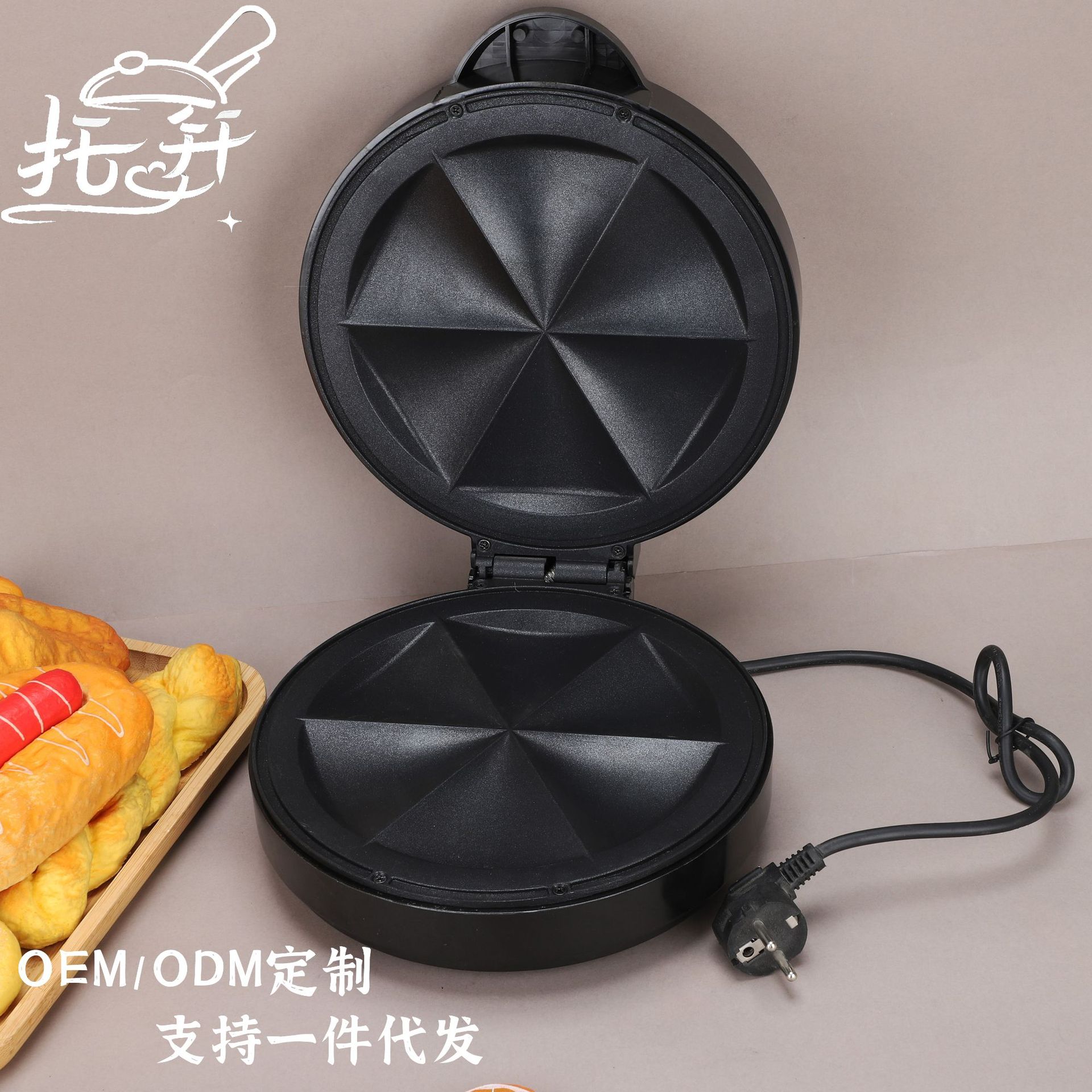 Amazonning uy sharoitida foydalanish uchun yangi ko'p funksiyali tortilla pishirgichi, pizza pishirgichi, krep pishirgichi va burger pishirgichi - ulgurji savdo.