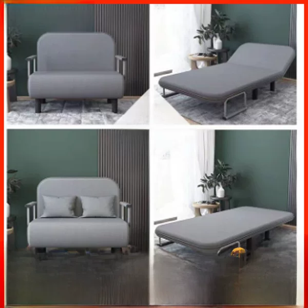 Lazy Sofa Office Nap Folding Sofa Bed Multi-Color Reclining and Sitting Sofa Bed Simple Folding Sofa Bed