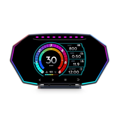 Hud Head-Up Display Obd Speed Water Temperature Car Driving Computer F11 Slope Meter Obd Compatibility (Car display) - f11