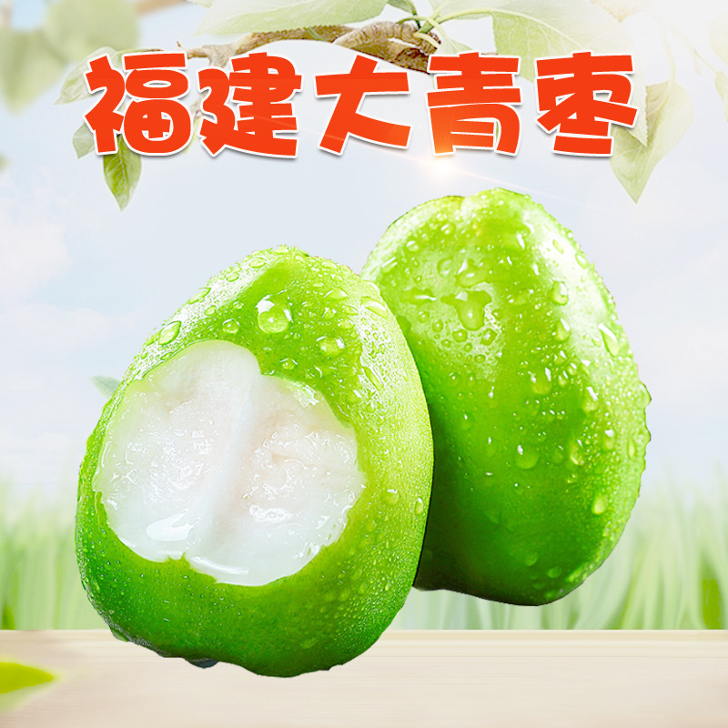 【严选】福建漳州大青枣 1/9斤新鲜采摘清甜爽脆牛奶青枣当季水果