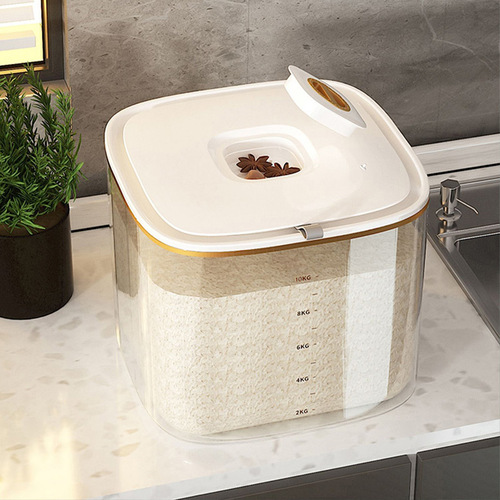 Yimijia rice bucket household insect-proof and moisture-proof sealed rice storage box rice flour grain tank storage container rice storage box