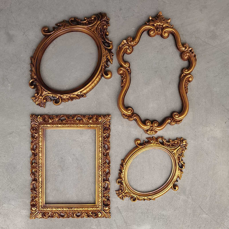 European-Style Wedding Plastic Frame, Trendy Instagram Wedding Scene Decoration Frame, Baroque Vintage Background Decorative Frame European-Style Wedding Plastic Frame, Trendy Instagram Wedding Scene Decoration Frame, Baroque Vintage Background Decorative Frame