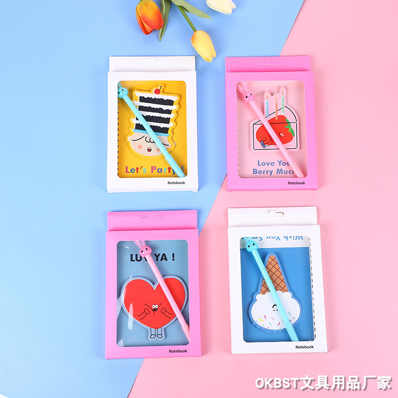 Estilo coreano espacio astronauta estudiante cuaderno de dibujos animados traje de Kindergarten portátil caja de regalo Premio