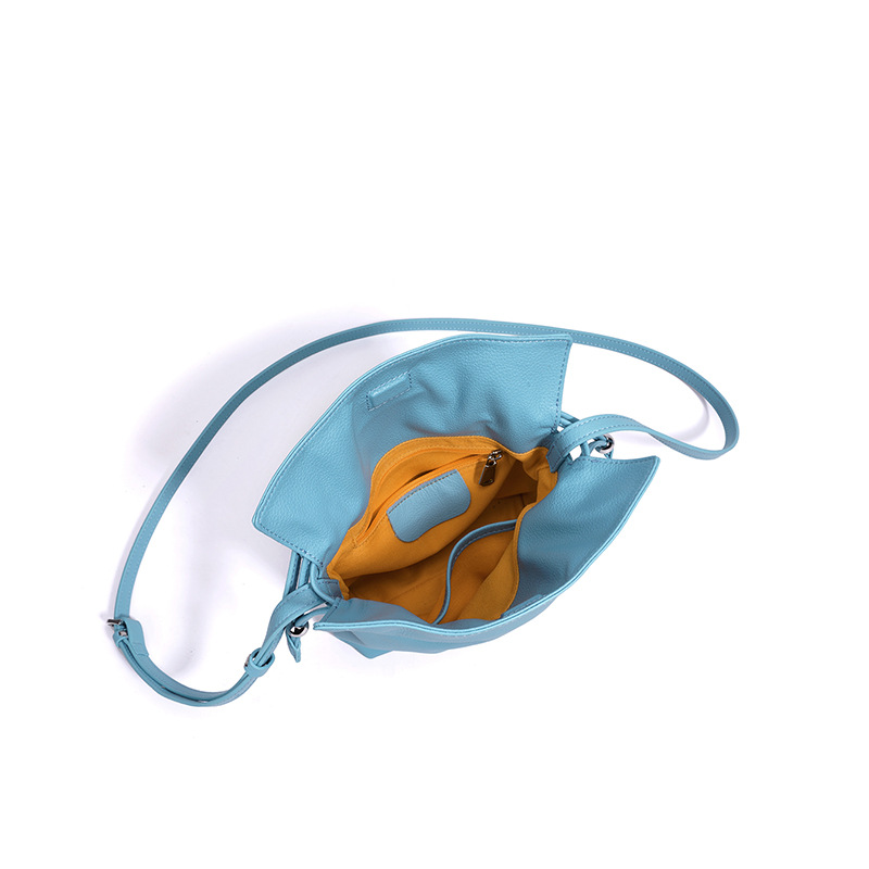 Cross-Border New Lucky Bag Phone Purse Simple Versatile Drawstring Cloud Bag Niche Luxury Genuine Leather Shoulder Crossbody Bag - Thumbnail 4