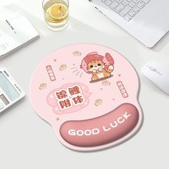 漫画クリエイティブテキストマウスパッドラバーリストガード女の子キーボードパッドオフィス高価値リストレスト写真でカスタマイズ