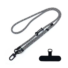 長款斜挎手機掛繩可伸縮可調節7MM掛鏈戶外防丟繩結實加粗掛脖繩