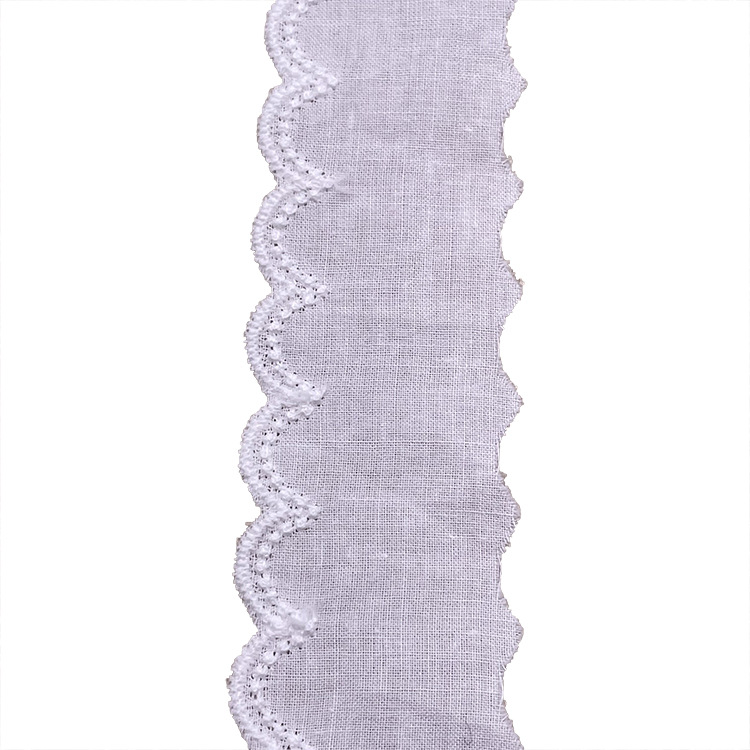 綿布レース幅3cmバーコード服装補助材料波綿刺繍水溶レーススカート人形アクセサリー