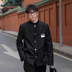 Zhongshan Suit, Japanese School Uniform, Dk Uniform, Boys' High Street Handsome Suit, Three-Piece Street Suit