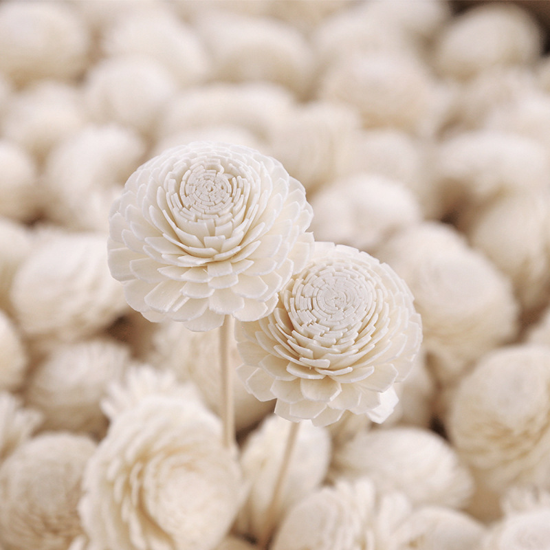 Spot ratán flor de hierba 4,5 cm flor de aroma de crisantemo sin corazón varilla de expansión de incienso accesorios decorativos flores secas hechas a mano flores artificiales