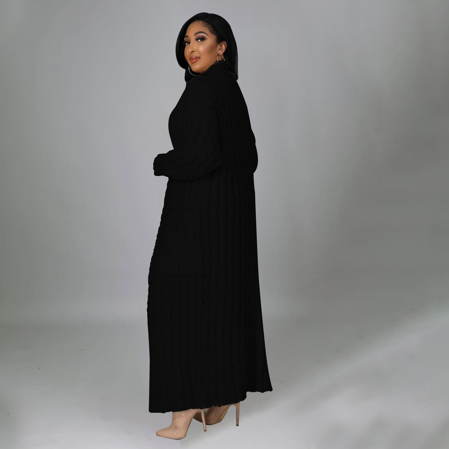 Long Sleeve Long Sweater Coat - Sweaters - Uniqistic.com