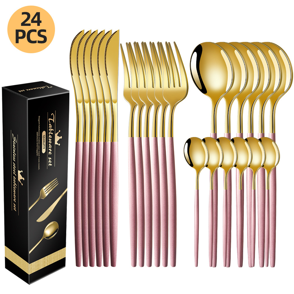 포르투갈-핑크 골드(24개 세트)