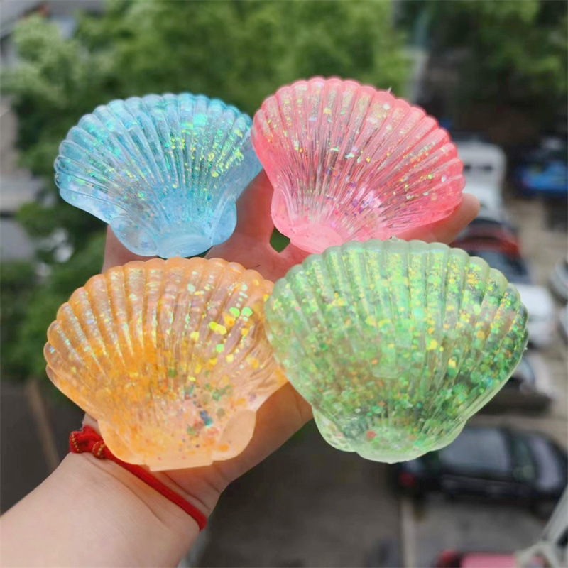 Internet celebrity maltose pinchle decompression toy slow rebound shell banana office decompression toy factory direct sale