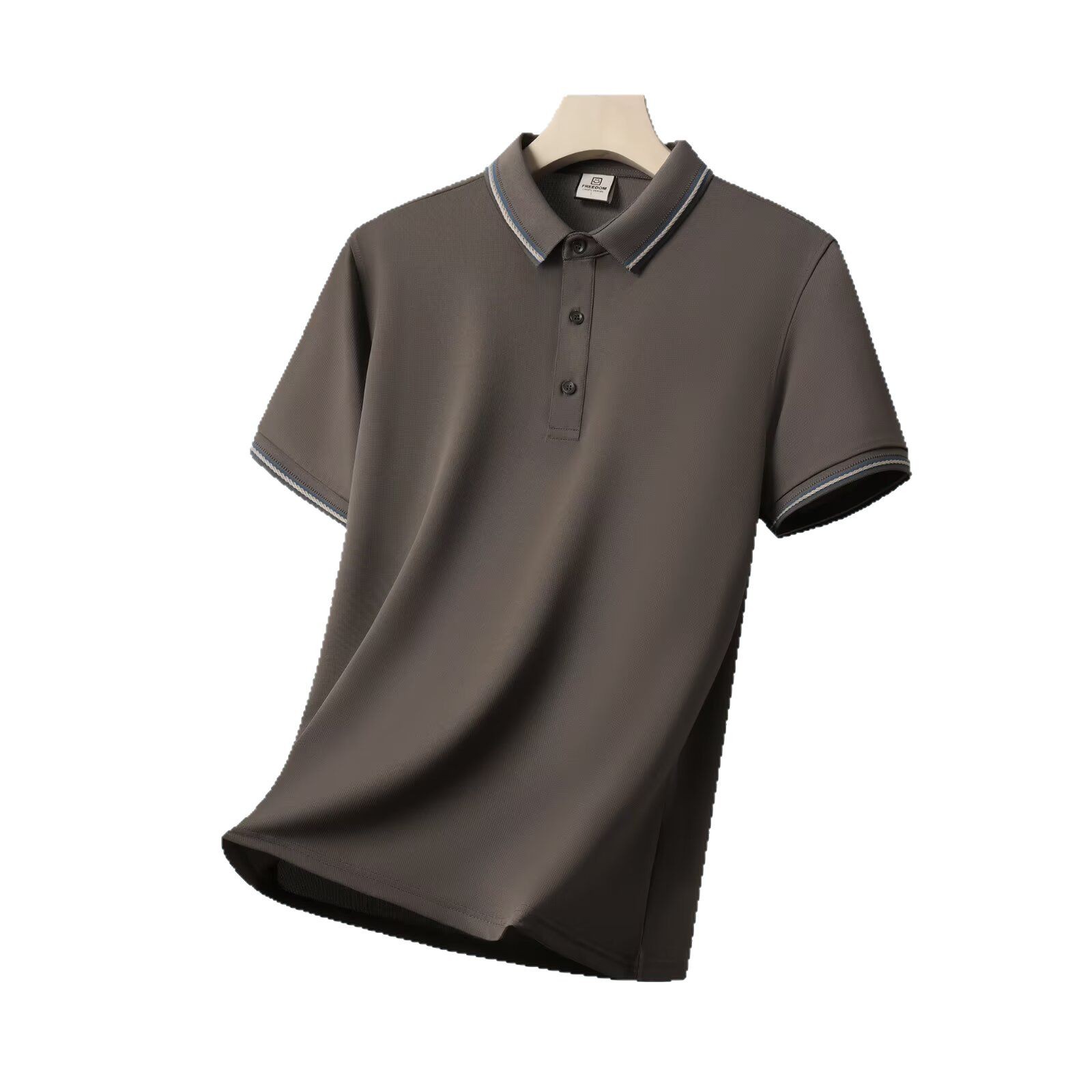 Collar personalizado algodón de hielo ropa de trabajo de manga corta personalizada cultura de negocios Polo impresión LOGO ropa de verano