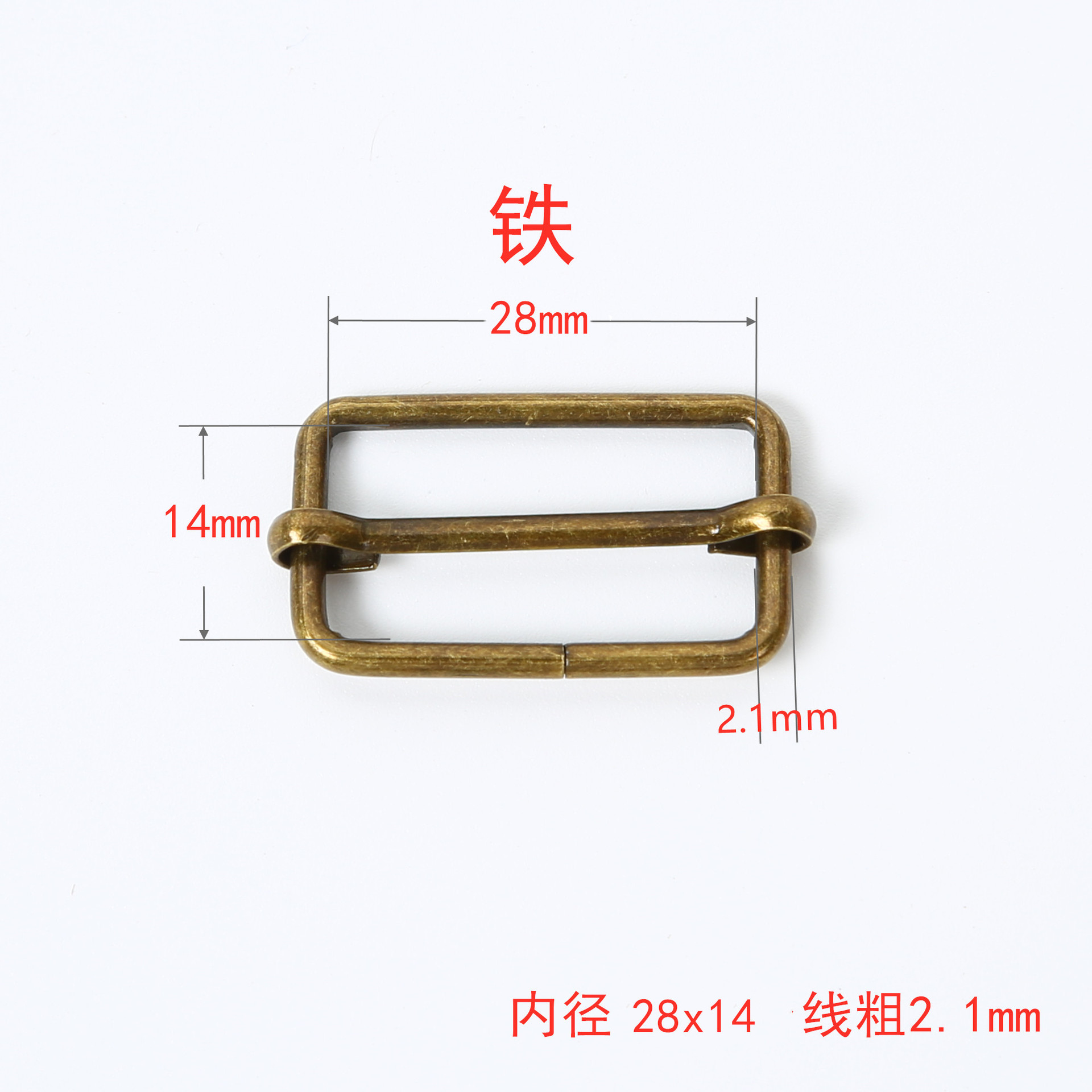 Venta directa de fábrica de hebillas metálicas en forma de D en stock, hebillas ajustables de acero inoxidable, nuevas hebillas de tracción, hebillas de tres niveles de cobre, hebillas de alambre de hierro. image 13
