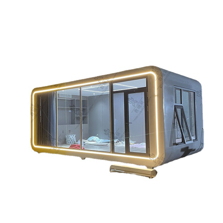 Cabina de oficina integrada móvil toda la casa cápsula espacial de control inteligente B & B punto escénico campamento actividad habitación de hotel alojamiento