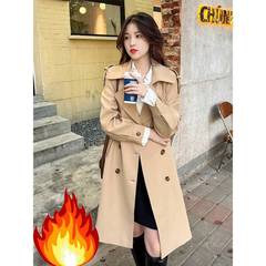 女性用キルティング厚手のウインドブレーカージャケット、秋冬服、小柄な人向けの気質、高級感、2025年の新しいカジュアルな英国スタイル