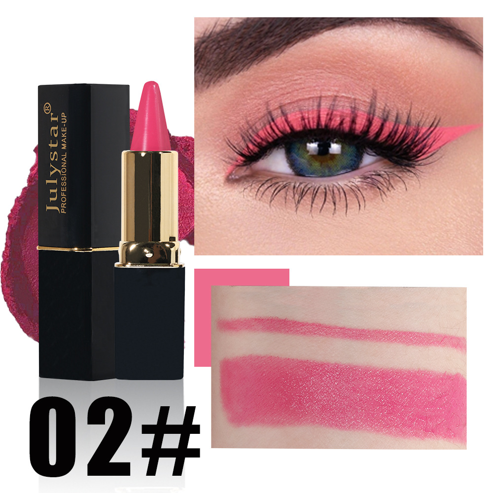 Julystar's new rich and colorful natural waterproof eyeliner gel is easy to apply, dries quickly and provides long-lasting moisture undefined