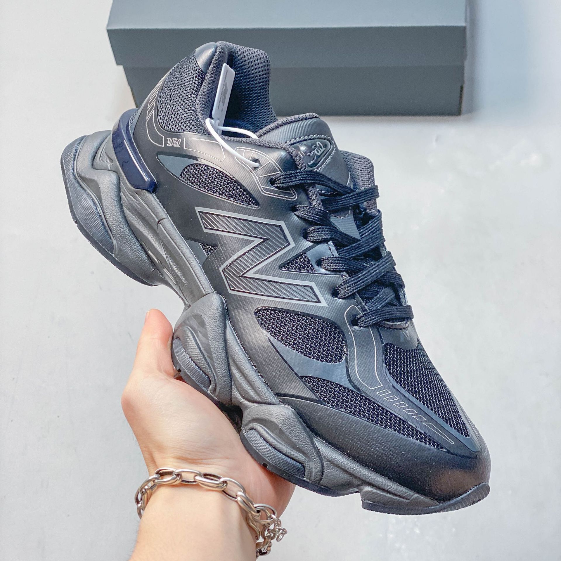 Transfronterizo puro original NB9060 zapatos casuales de casco pareja de zapatos de viaje altos zapatos deportivos para hombres