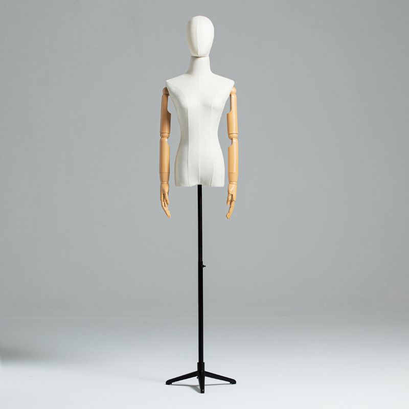 Modelo de cabeza maniquí accesorios tienda de ropa de mujer ventanas de exhibición modelo de vestido de boda busto modelo
