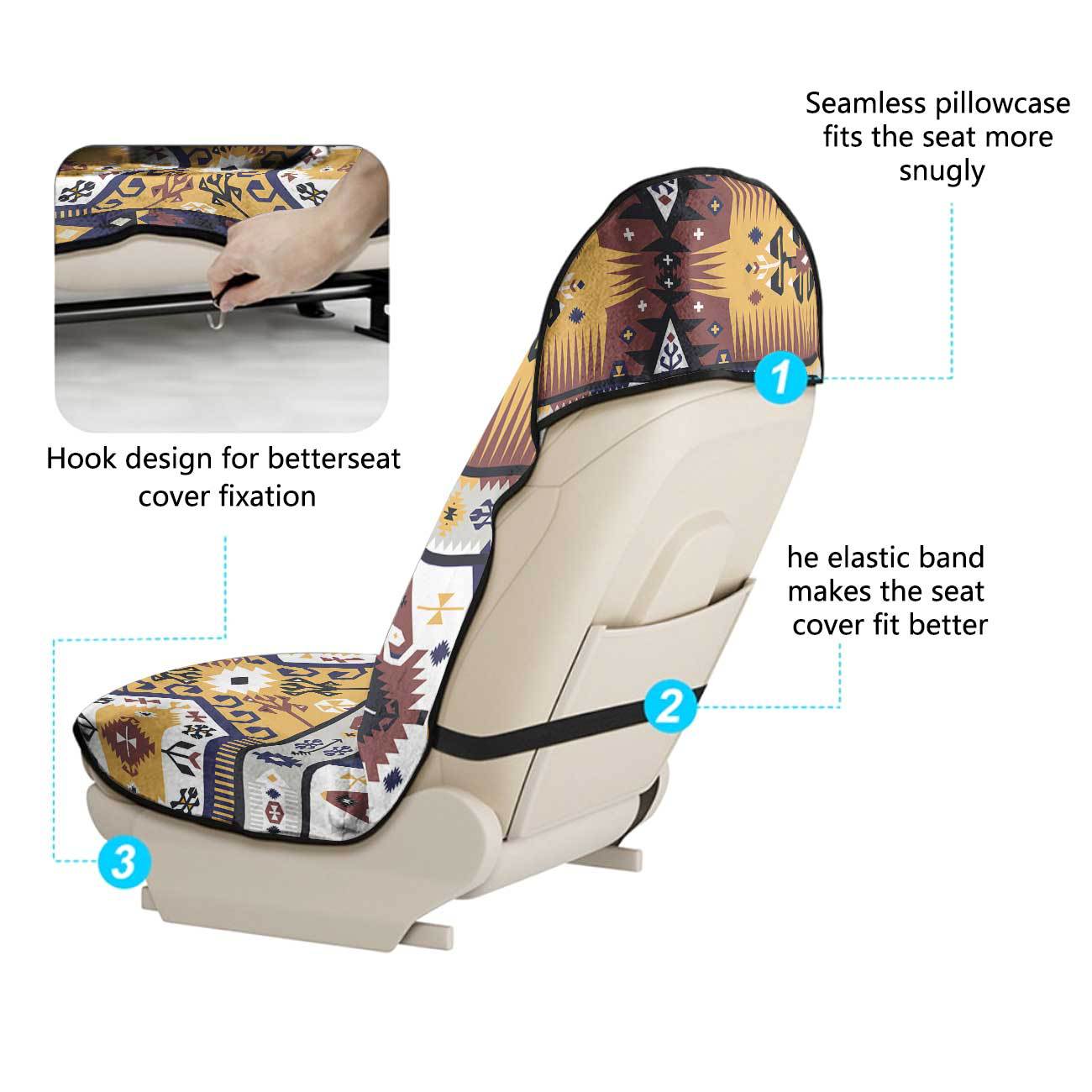 Car seat towel cover front seat protector suitable for gym and exercise, universal for all seasons, car use 31