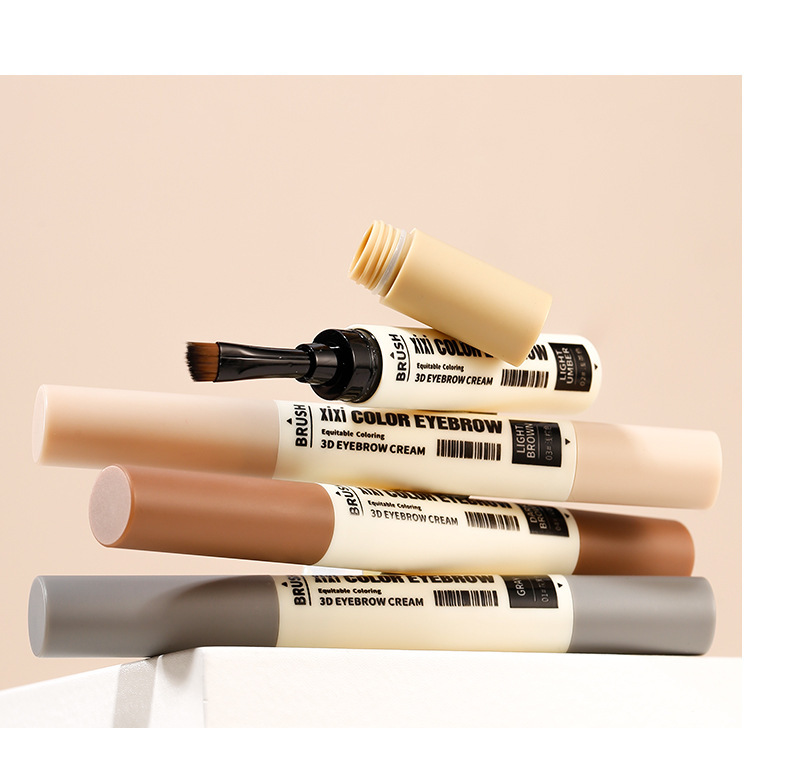 Beauty xixi Shaping and color-holding Dual-head Eyebrow Cream is natural, long-lasting, easy to apply, waterproof, does not smudge, and is smooth undefined