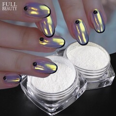 跨境新款美甲閃粉 瓶裝夏日幻彩透光細閃月光粉指甲閃粉混批nail