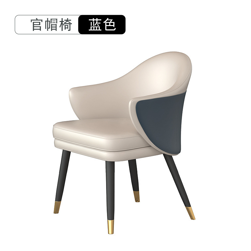 Hotel de lujo ligero mesa de negociación de alta calidad combinación de mesa redonda pequeña mesa de recepción de invitados celebridades en línea mesa de negociación de negocios