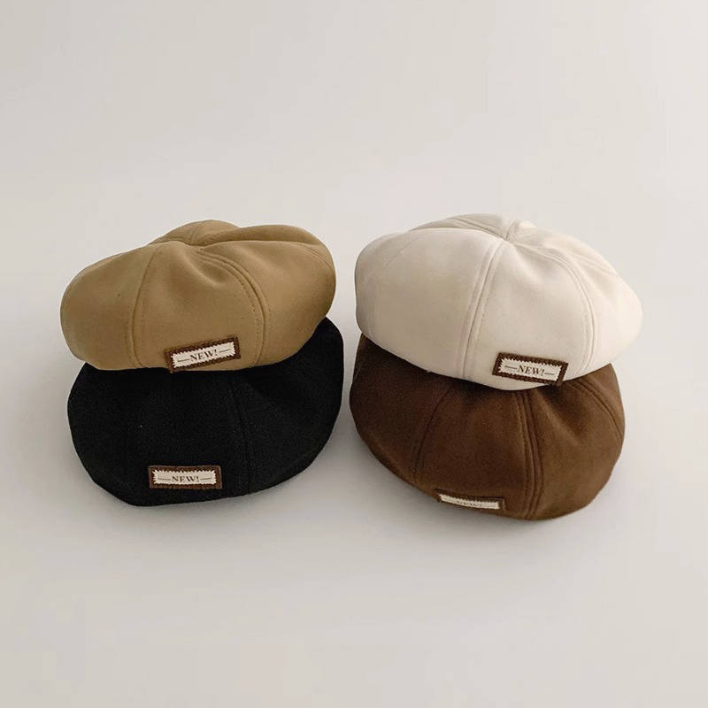 Berretto unisex per bambini Moda Cappelli per neonati in tinta unita per ragazzi e ragazze_voghion.com