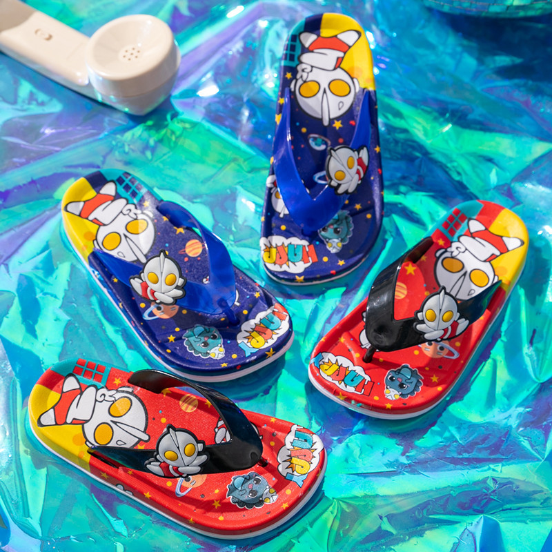 Kid's Casual Cartoon Open Toe Flip Flops display picture 2