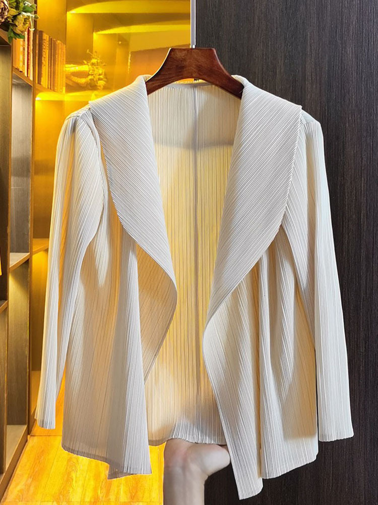 Áo cardigan nữ ngắn xếp ly 2022 dáng suông tay lỡ, phối khuy trước, tôn dáng — Tím hoa cà, Màu xanh da trời, Màu xanh lam, Màu xanh nước hồ