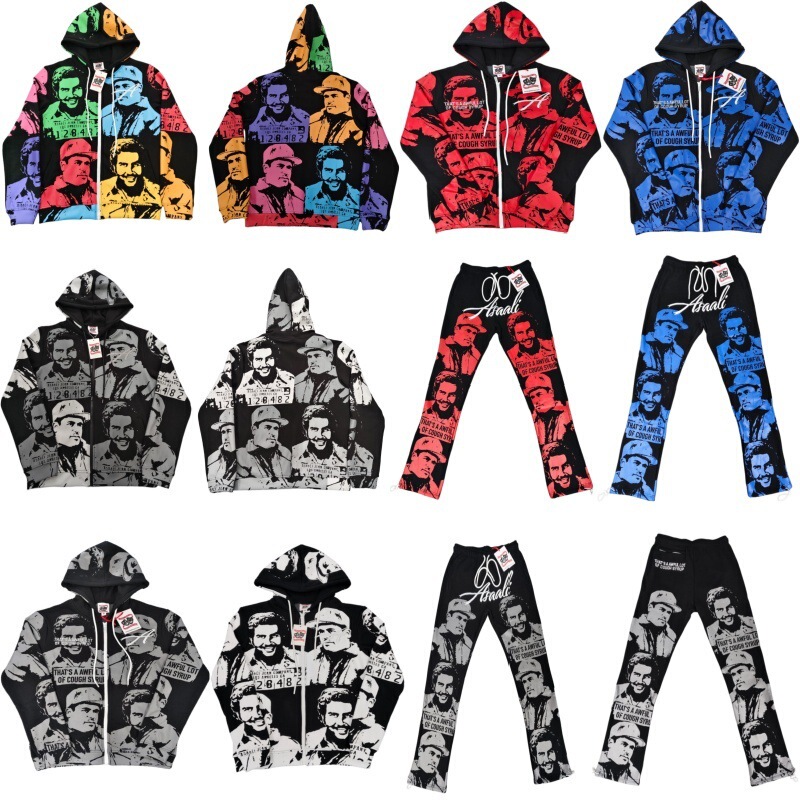 Asaali & Aloc Collaboration Hoodie and Sweatpants High Street Fashion Hoodie Asaali Men's Hoodie Asaali & Aloc Collaboration Hoodie and Sweatpants High Street Fashion Hoodie Asaali Men's Hoodie