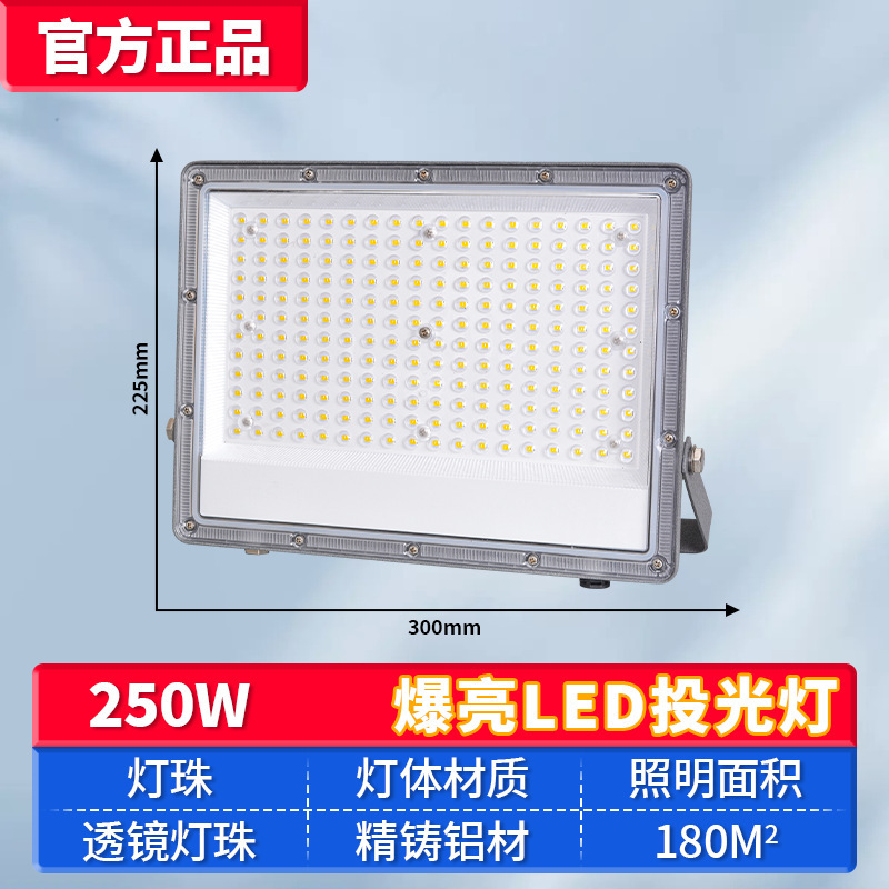 Lámpara de lente de prospector ultra brillante de Yaming, faro de proyección LED 1000W para ingeniería al aire libre