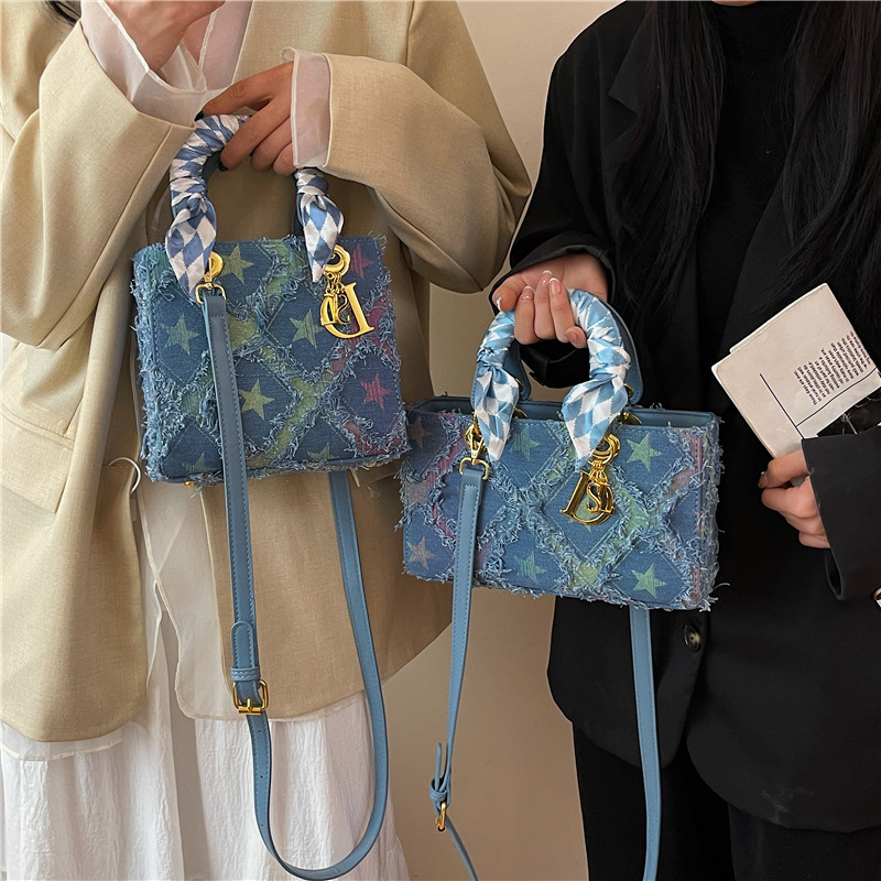 女性のためのハイエンドの軽い高級バッグ 2025 新しい多用途のヘビーウェイト刺繍ダイアナ妃バッグハンドバッグシングルショルダークロスボディバッグ|undefined