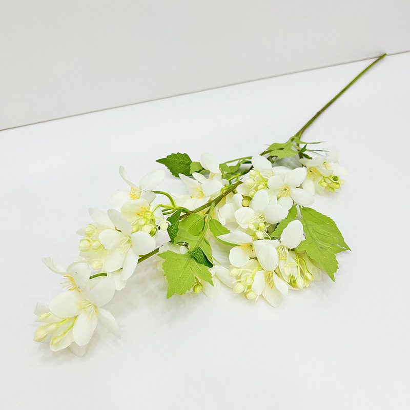仿真花桂花枝连翘花枝千里香婚庆家居装饰酒店装饰拍摄道具假花|undefined