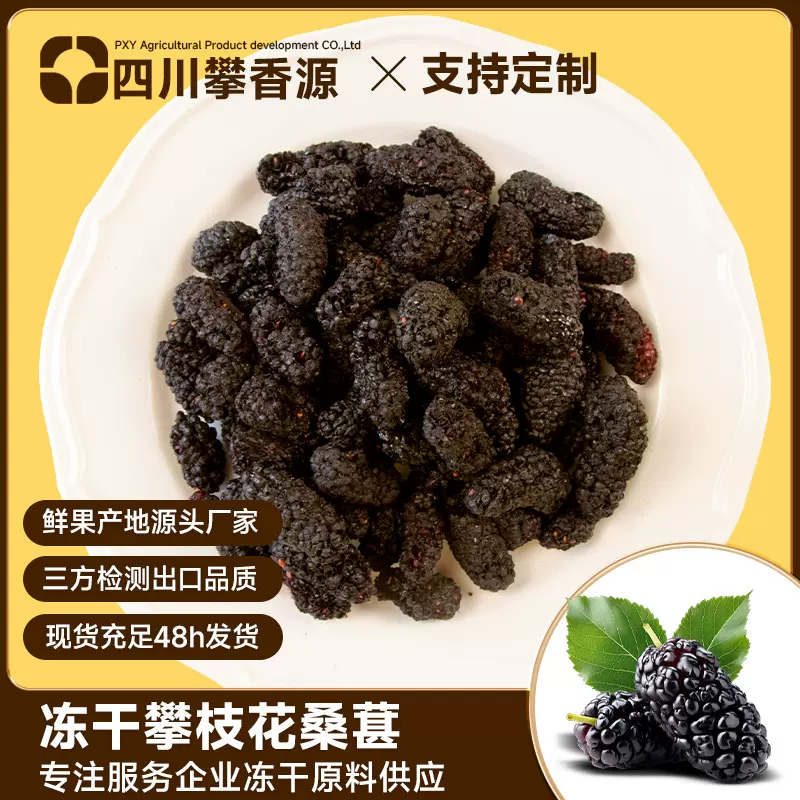 冻干水果FD冻干桑葚产地源头生产厂家直发无添加办公室茶饮500g
