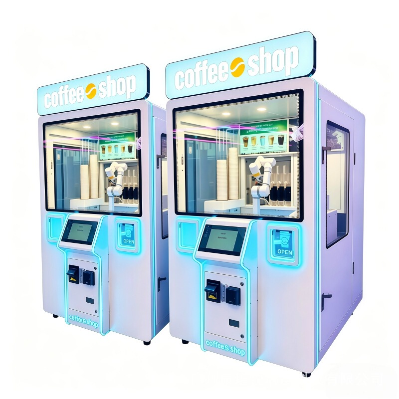 Fully Automatic Smart Coffee Vending Machine 24-Hour Unattended Operation with Robotic Arm for Latte Art Fully Automatic Smart Coffee Vending Machine 24-Hour Unattended Operation with Robotic Arm for Latte Art