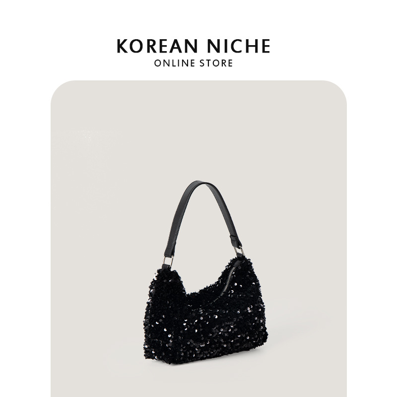 2024. aasta varakevadine uus kott, naiste litritega putukate sädelusega, tipptasemel PU ühe õlaga käekott, kaenlaalune kott_voghion.com