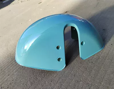 Electric vehicle fender, fender for electric vehicles - no-5-plastic-front-mud-tile-glacier-blue-300-8