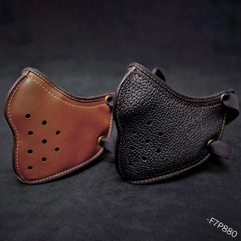 现货外贸时尚PU口罩欧美户外骑行面罩亚马逊潮流面罩护具F7P880