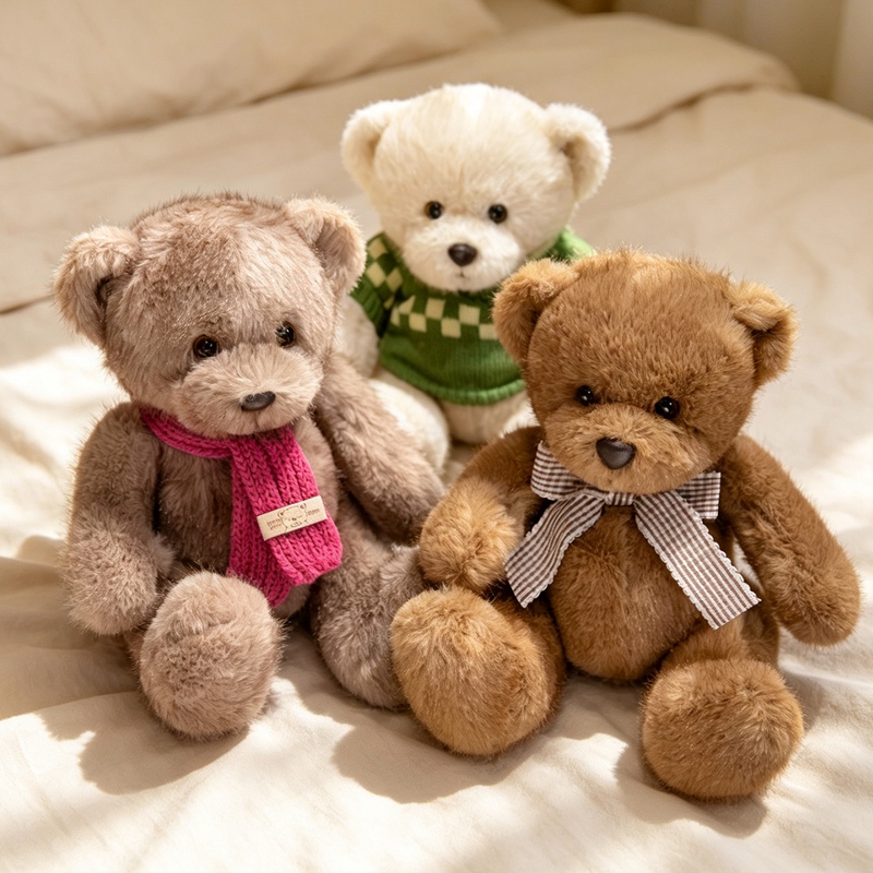 Bonito pacificador Teddy Bear muñeca muñeca de peluche muñeca de tela regalo de cumpleaños novia sorpresa de día de San Valentín
