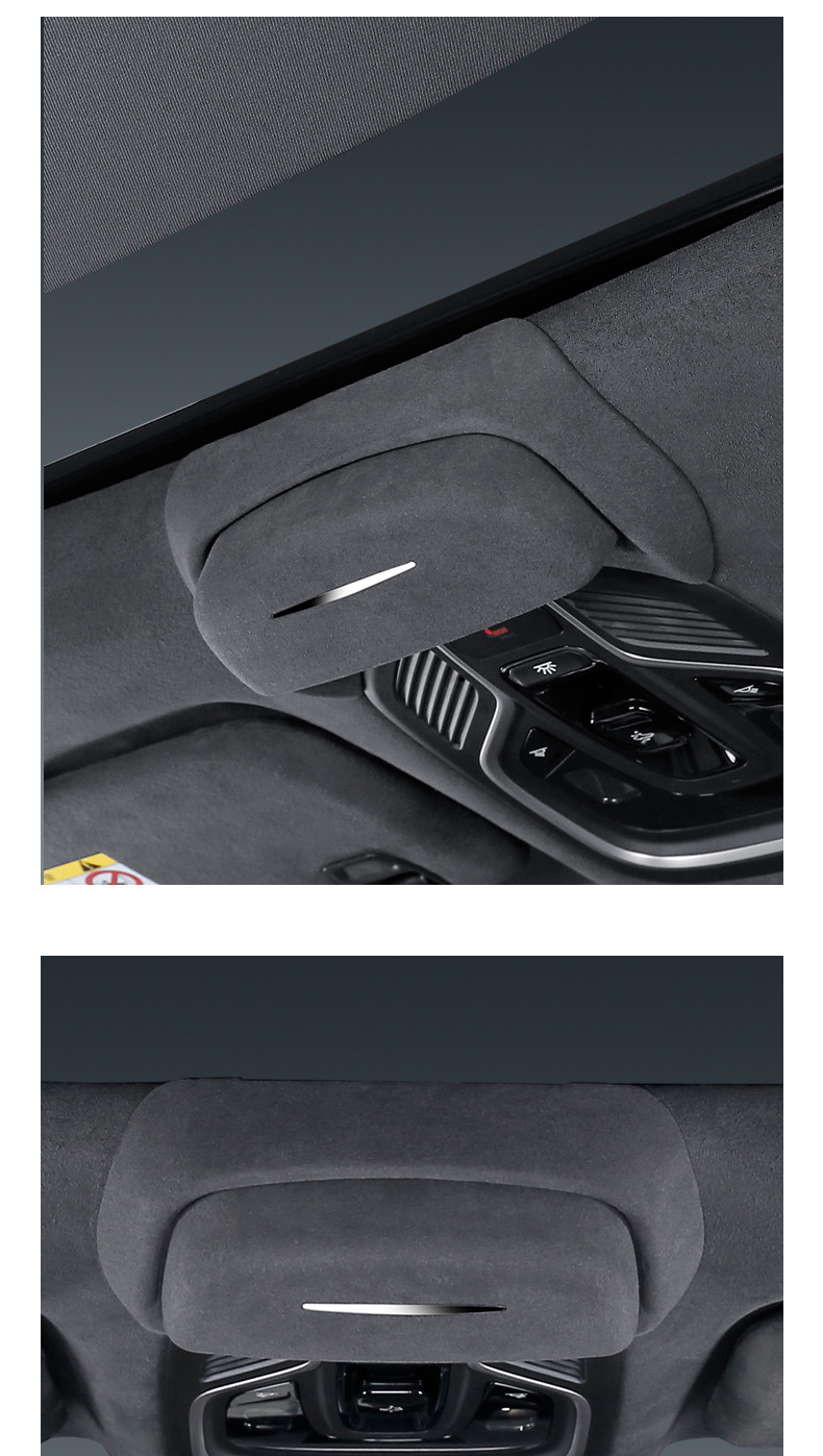 Applicable to Geely XingyueL (Monjaro)/Boyue L Car Glasses Case Roof Sunglasses Storage Holder Auto Supplies Modification Accessories
