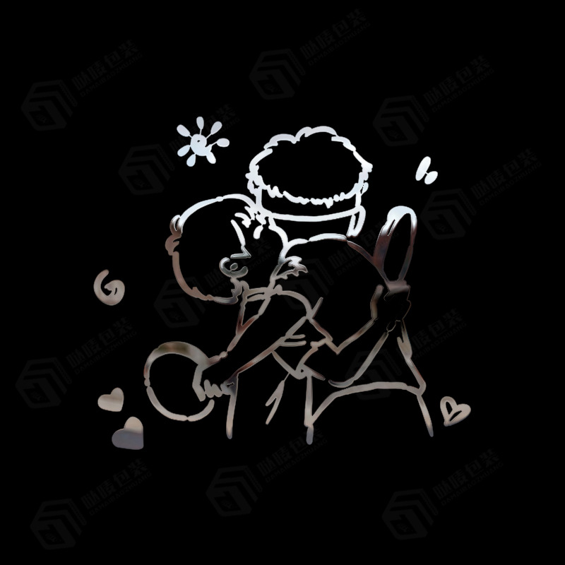 现货国乒周边装饰金属贴纸莎头PC组合孙颖莎王楚钦自粘手机贴批发