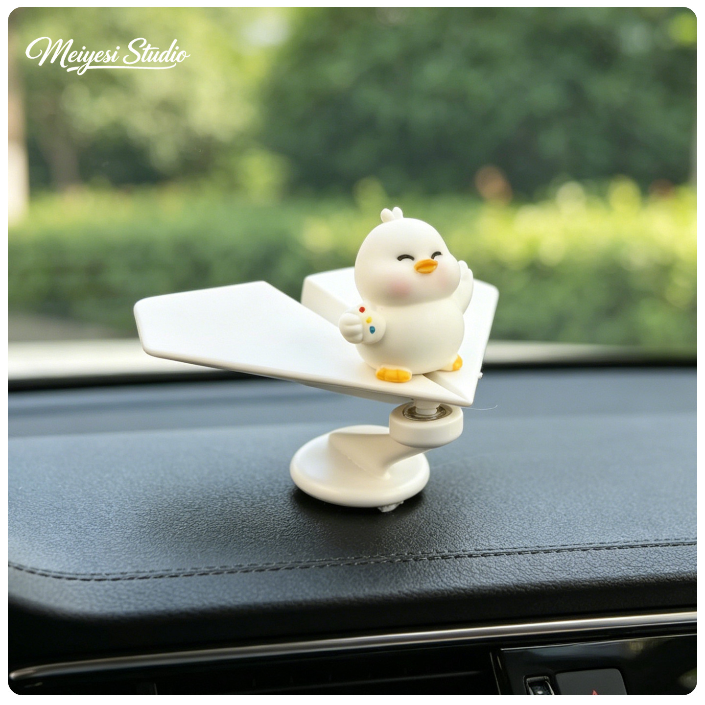Crayón nuevo avión giratorio 2026 nuevo automóvil adorable joyería de dibujos animados decoración de curación descompresión
